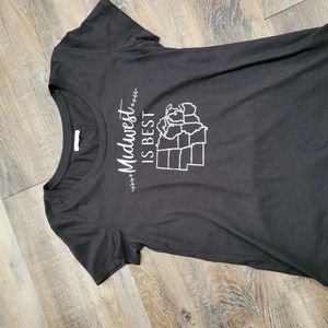 Midwest is Best Maurices shirt, black